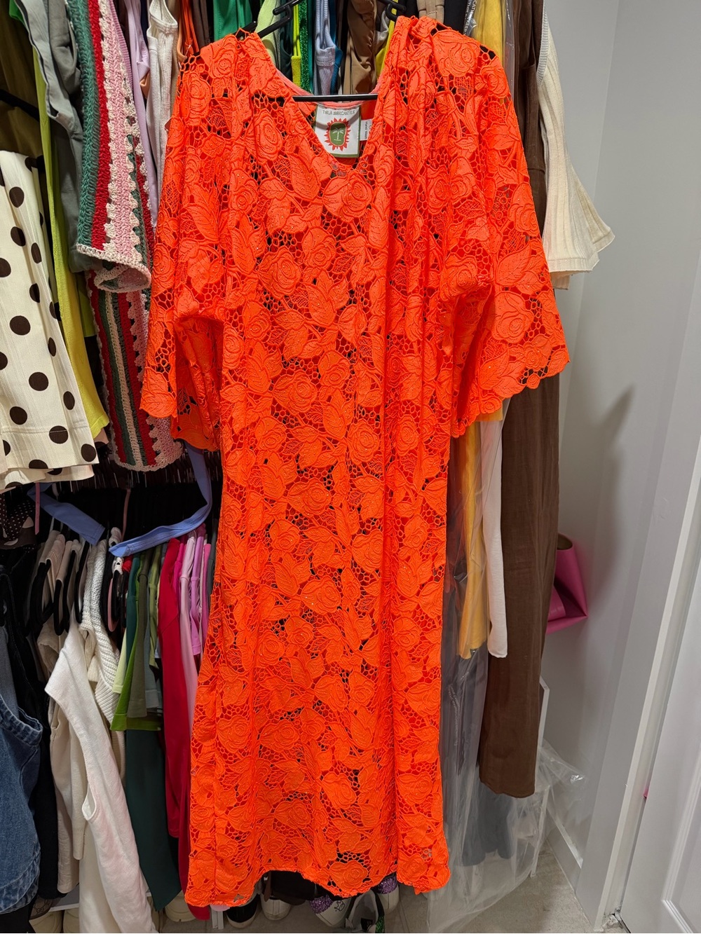 Tela Luxury Mercantile orange caftan